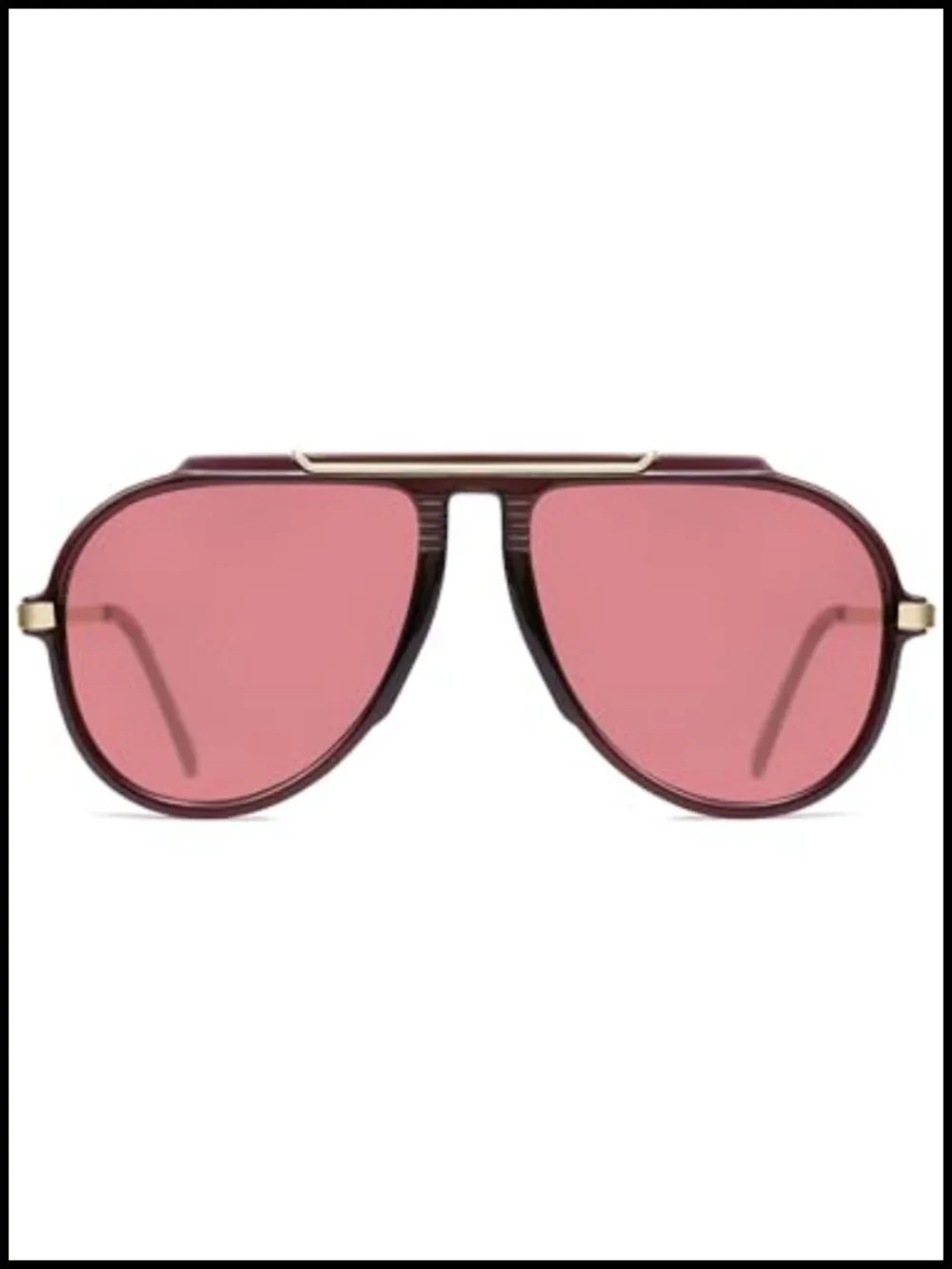 Oversized Retro Aviator Sunglasses UV400 Protection